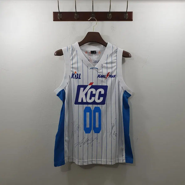 [BUNJANG] KCC Aegis Men's Basketball Sleeveless Jersey with Player Autograph (Size 90) / 90 KCC 남성 농구 이지스 서포터즈 민소매 나시 선수싸인 유니폼