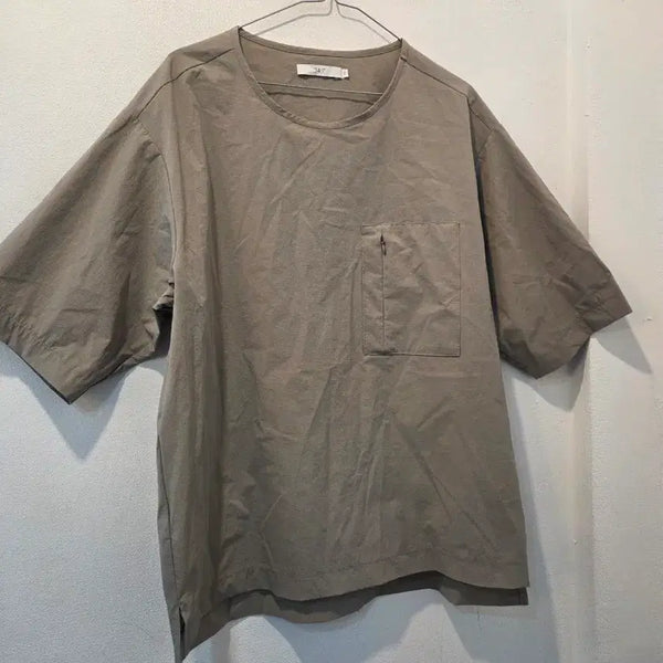 [BUNJANG] KOLON 247 Pocket T-Shirt Khaki / 코오롱  247 반팔 카키색 포켓 티셔츠 가58