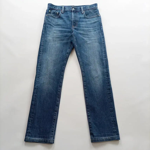 [BUNJANG] Uniqlo Slim Selvedge Washed Denim Pants - Size 30 / 유니클로 청바지 사이즈30 슬림 셀비지 워싱 남자 데님팬츠 B1323