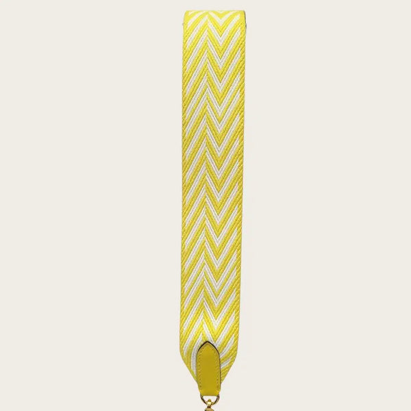 [BUNJANG] Hermès Yellow Zigzag Bag Strap D Stamp / 에르메스 엘로우 지그재그 백 스트랩 D각인