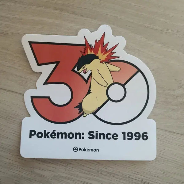 [BUNJANG] Pokemon 30th Anniversary Logo Sticker Blaybum / 포켓몬 30주년 기념 로고 스티커 블레이범