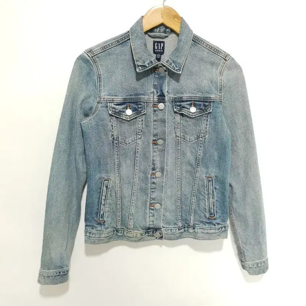 [BUNJANG] GAP Women's Denim Trucker Jacket XS / GAP 여성 데님 트러커 자켓 XS