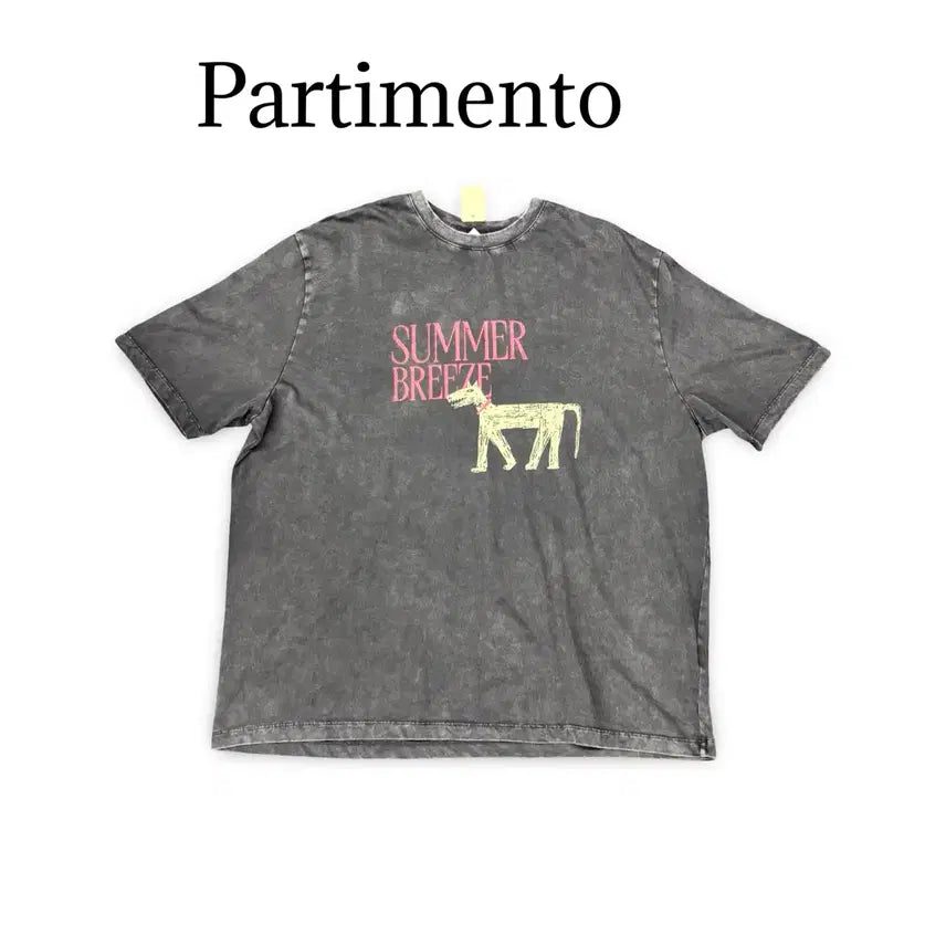 [BUNJANG] Parti Mento Short Sleeve T-Shirt / (110) 파르티 멘토 반팔