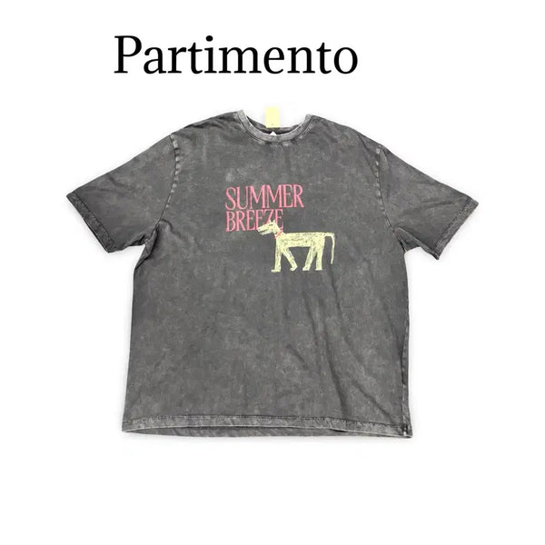 [BUNJANG] Parti Mento Short Sleeve T-Shirt / (110) 파르티 멘토 반팔