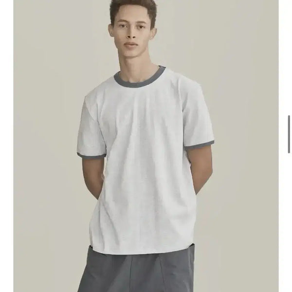 [BUNJANG] Apophany Double Crewneck Ringer T-Shirt / 아포페니안 더블크루넥 링거티