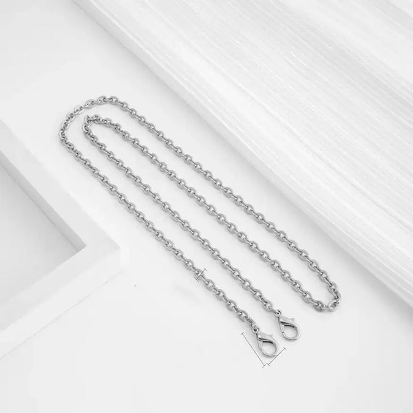 [BUNJANG] Silver Chain Bag Strap 100cm / 체인 백 스트랩 은색