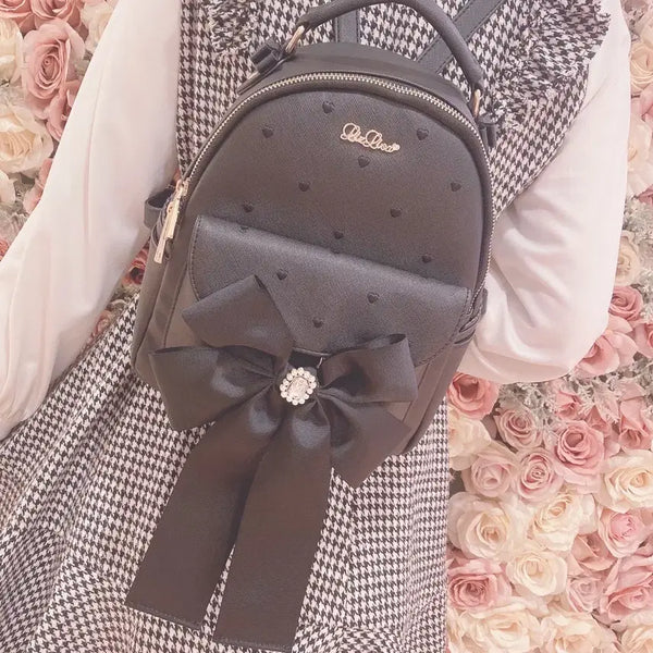 [BUNJANG] Lizlisa Bijou Long Ribbon Backpack / 리즈리사 비쥬 롱 리본 백팩 ㅅㅊㅇ지뢰계양산형블라우스스커트