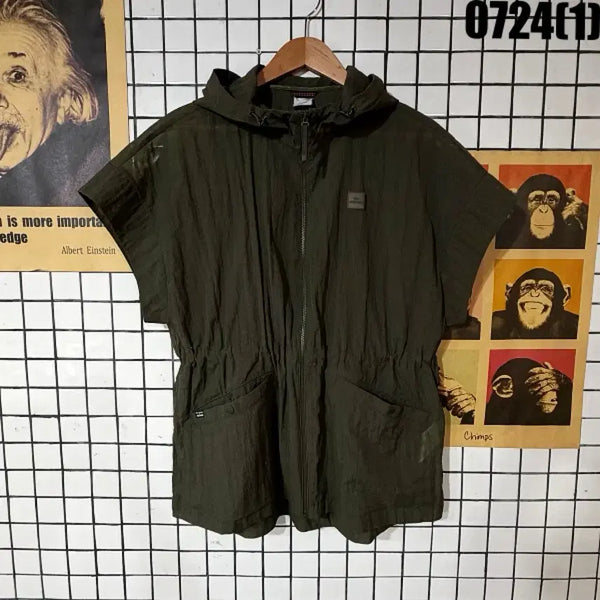 [BUNJANG] Eider Hooded Zip-Up Vest Olive Green 105 / 아이더 후드 집업 베스트 올리브 그린 105