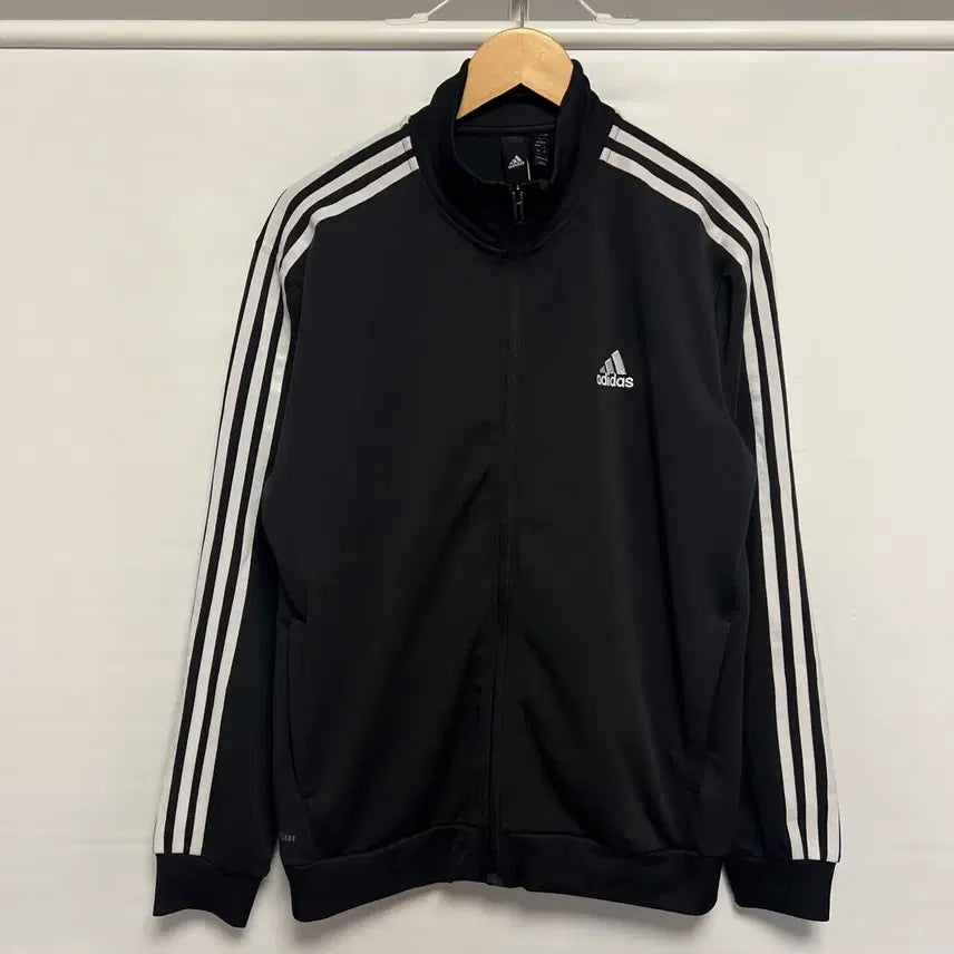 [BUNJANG] Adidas 3-Stripes 3ST Track Top Jersey / [정품/L] 아디다스 삼선 3ST 블랙 트랙탑 져지 (유로파)