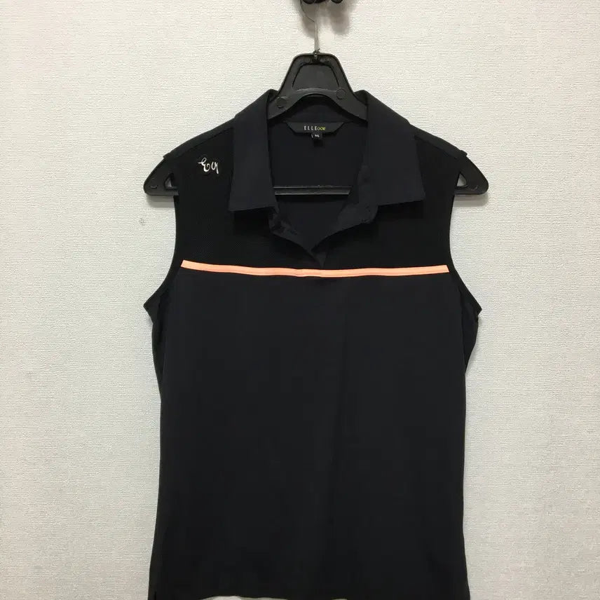 [BUNJANG] Elle Golf Sleeveless Collar T-Shirt Women's Size 95 / 엘르 골프티 여성 민소매 카라티셔츠