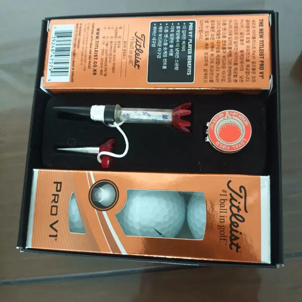 [BUNJANG] Titleist Pro V1 Golf Balls (2-Ball Set with Tee & Marker) / 타이틀리스트 V1 골프공