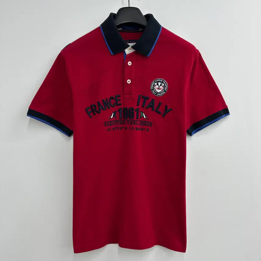 [BUNJANG] Pierre Cardin Men's Short Sleeve Rugby Shirt XL / 105 피에르까르뎅 남자 반팔 럭비티
