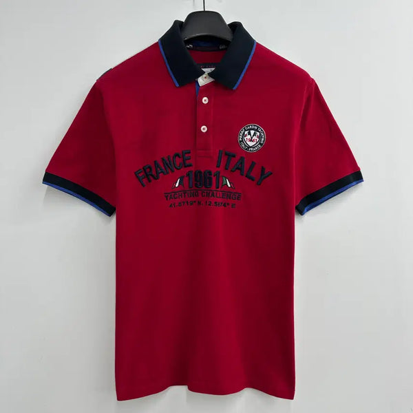 [BUNJANG] Pierre Cardin Men's Short Sleeve Rugby Shirt XL / 105 피에르까르뎅 남자 반팔 럭비티