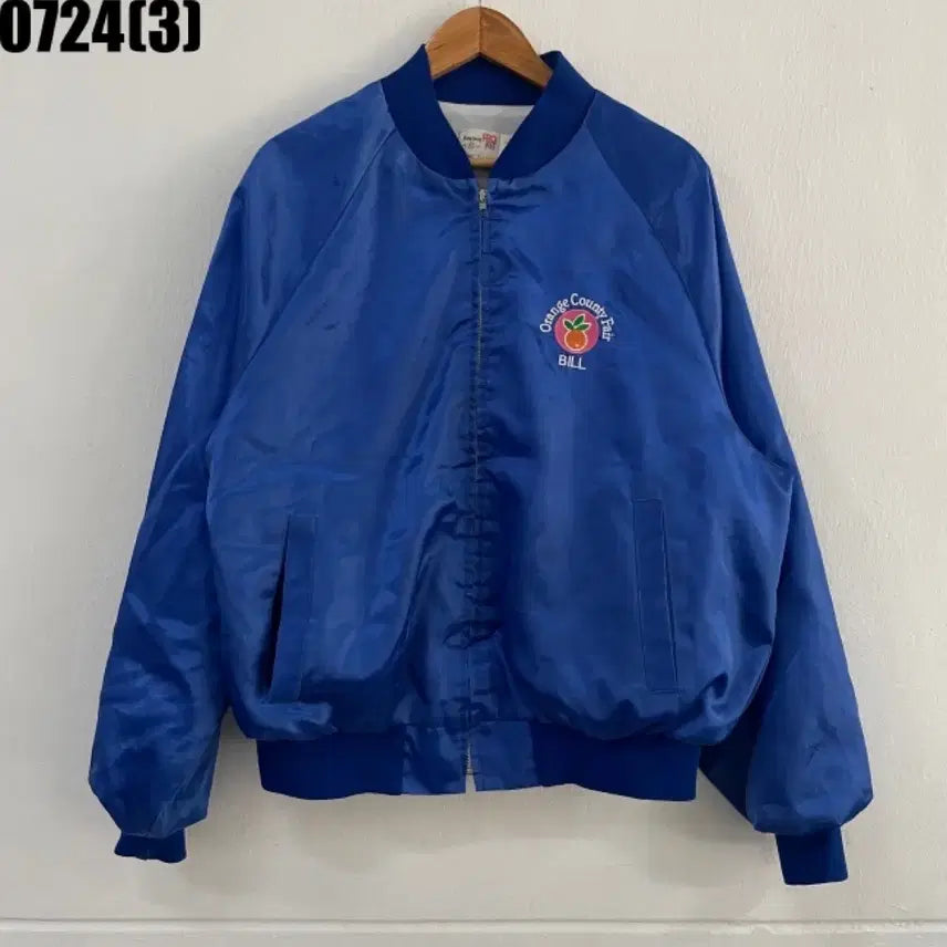 [BUNJANG] Vintage American Satin Jacket / 빈티지 아메리칸 사틴 자켓