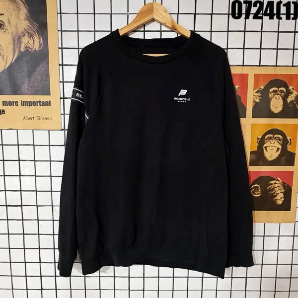 [BUNJANG] Beanpole Sport Sweatshirt Black Size 105 / 빈폴 스포츠 맨투맨 블랙 105