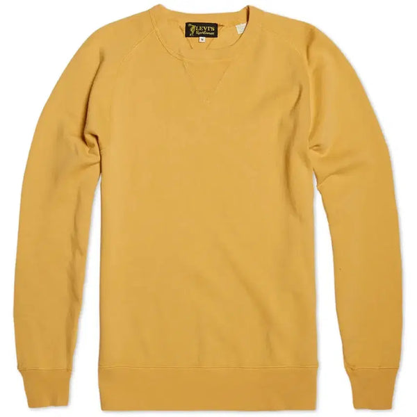 [BUNJANG] Levi's Vintage Clothing 1950 Crew Sweatshirt Golden Apricot / 리바이스빈티지클로딩 LVC1950 크루 스웻셔츠 맨투맨 M사이즈