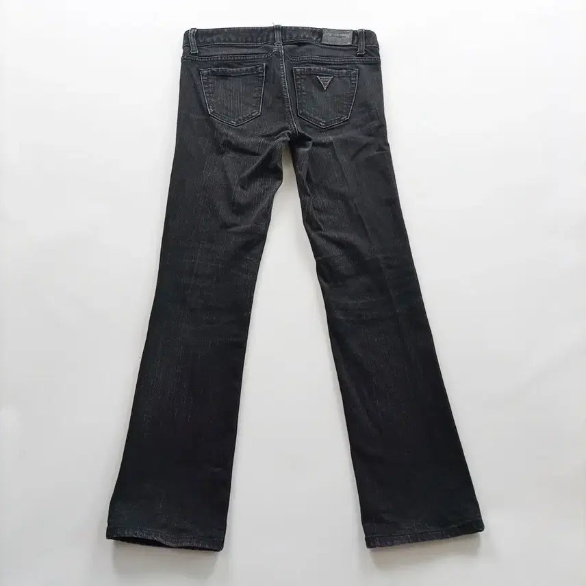 [BUNJANG] Guess Slim Bootcut Black Denim Pants Women's Size 28 / 게스 청바지 사이즈28 슬림 부츠컷 흑청 여자 여성 데님팬츠 B1324