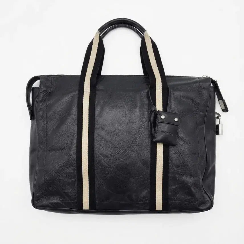 [BUNJANG] Bally Black Leather Tote Bag / 발리 블랙 가죽 토트백