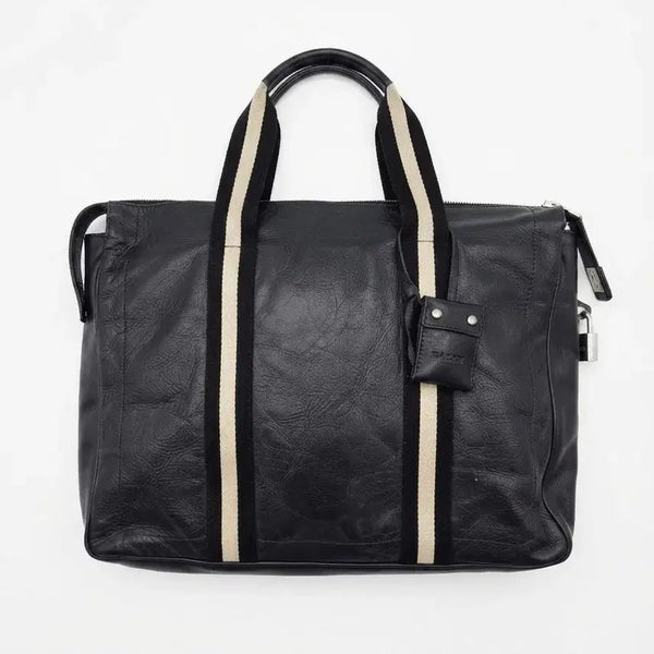 [BUNJANG] Bally Black Leather Tote Bag / 발리 블랙 가죽 토트백