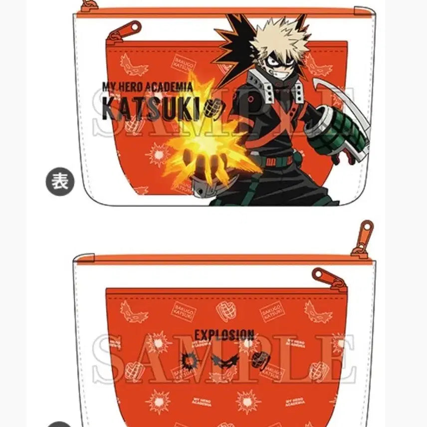[BUNJANG] My Hero Academia Katsuki Bakugo Layer Double Pouch (Sealed) / 나의 히어로 아카데미아 바쿠고 카츠키 레이어 이중 파우치 미개봉
