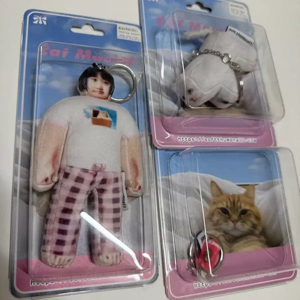 [BUNJANG] Soft Nail Keychain Set (3 Types) / <새상품>소프트썸네일 키링 3종세트