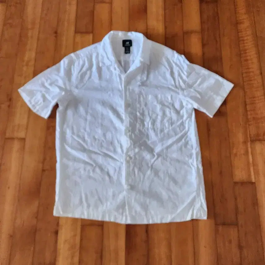 [BUNJANG] H&M Linen Short Sleeve Shirt / H&M 린넨 반팔 셔츠 (175/92)