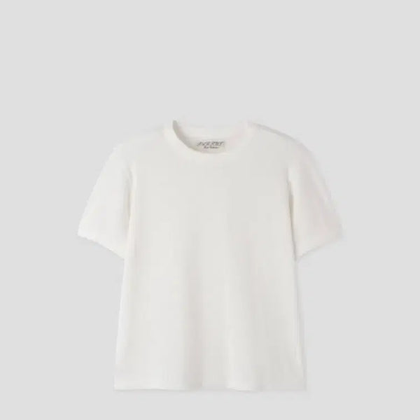 [BUNJANG] Park Too Gaufre T-Shirt White / 파크투 Gaufre T-shirt