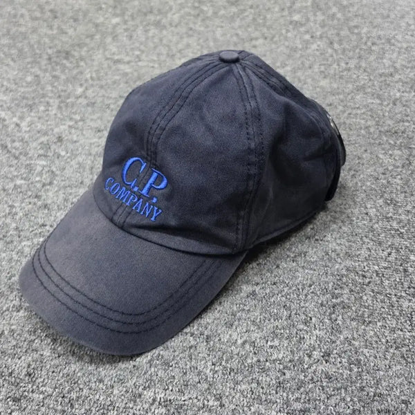 [BUNJANG] CP Company Vintage Embroidered Logo Goggle Cap / CP 컴퍼니 빈티지 자수 로고 고글 캡 볼캡 모자 M