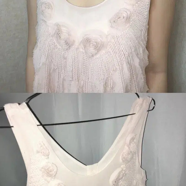 [BUNJANG] Silk Rose Dress / 실크 로즈 원피스