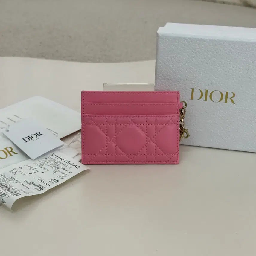 [BUNJANG] Lady Dior Five-Slot Card Holder / 레이디 디올 파이브 슬롯 카드 홀더