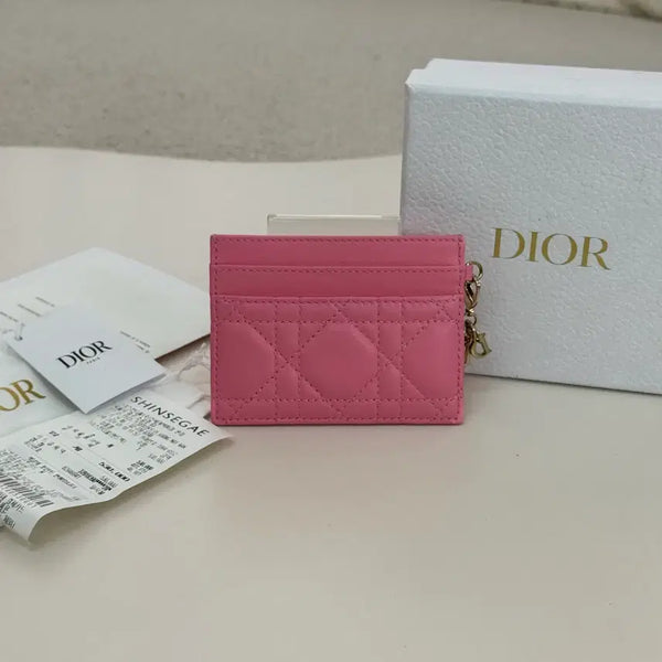 [BUNJANG] Lady Dior Five-Slot Card Holder / 레이디 디올 파이브 슬롯 카드 홀더