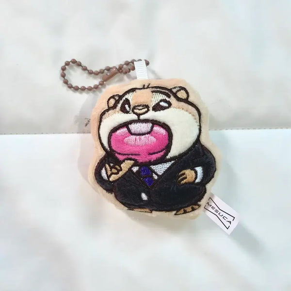 [BUNJANG] Zootopia Hamster Suit Plush Keychain / 주토피아 햄스터 정장 인형 키링