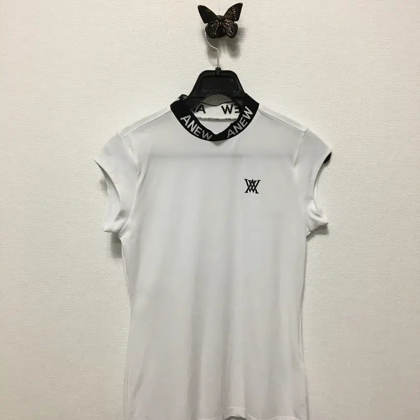 [BUNJANG] Anew Golf Women's Sleeveless Mock Neck T-Shirt / 정품 어뉴 골프티 여성 기능성 민소매 목티셔츠
