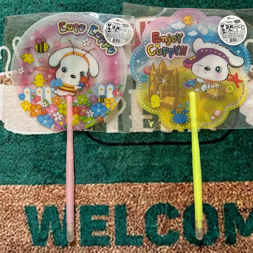 [BUNJANG] Vintage Cupid Ballpoint Pen Fan / 고전문구 큐피 볼펜 부채