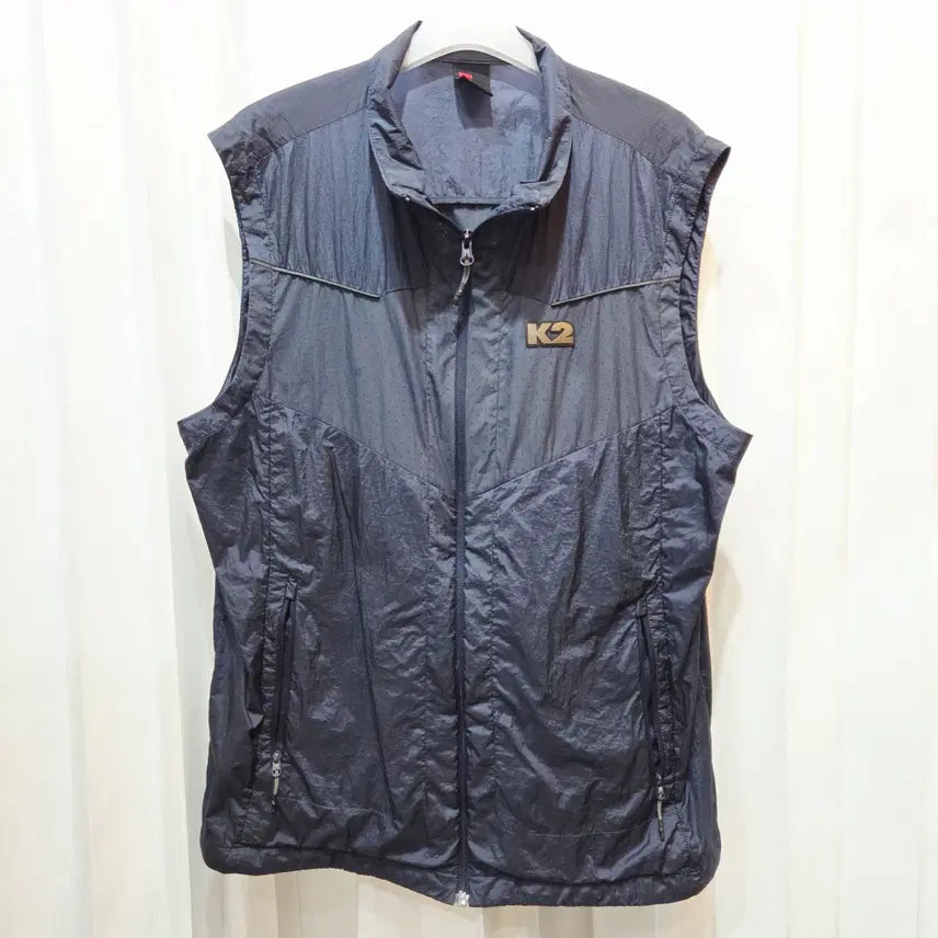 [BUNJANG] K2 Lightweight Nylon Vest C611 / 105 K2 케이투 네이비 초경량 바람막이 나일론 베스트 C611