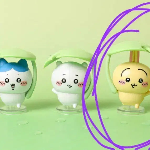 [BUNJANG] Chiikawa Usagi Umbrella Figure / 치이카와 먼작귀 우산 피규어 우사기