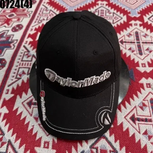 [BUNJANG] TaylorMade Golf Ball Cap Hat Black / 테일러메이드 골프 볼캡 모자 블랙 0724