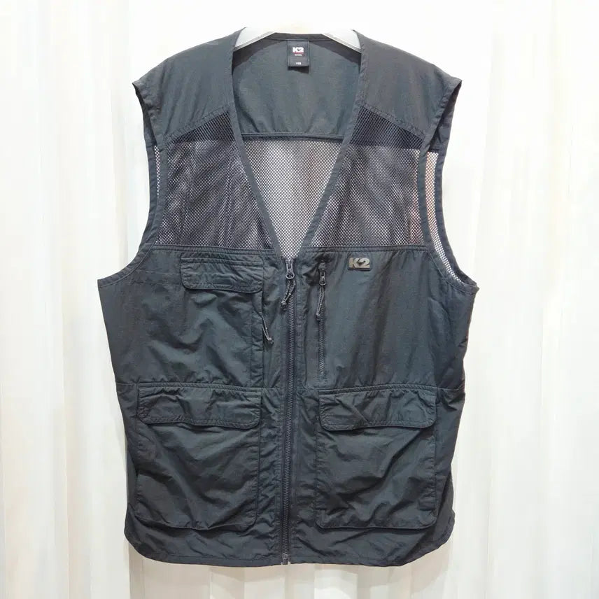 [BUNJANG] K2 Black Mesh Nylon Vest C612 / 115 22s K2 케이투 블랙 메쉬 나일론 베스트 C612