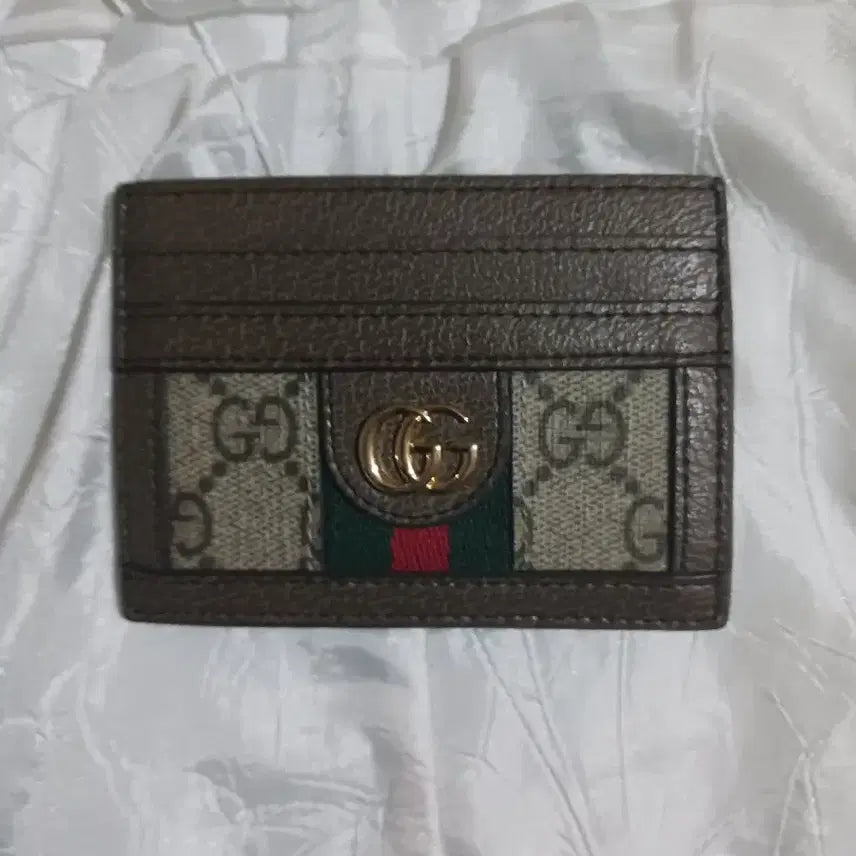 [BUNJANG] Gucci GG Supreme Canvas Card Holder / 구찌 카드지갑 GG 슈프림 캔버스