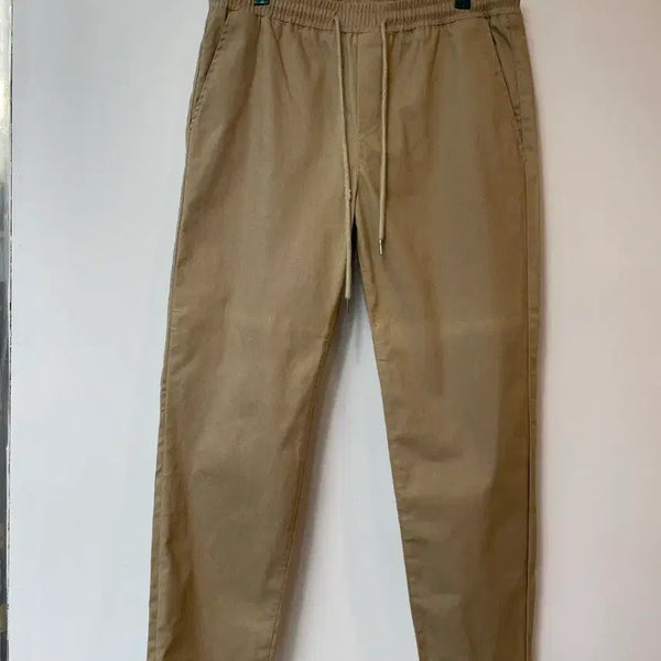 [BUNJANG] Beige Cotton Pants L / 베이지 면 바지 L