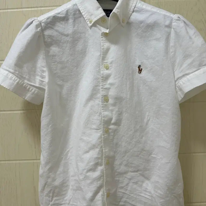 [BUNJANG] Polo Ralph Lauren Oxford Short Sleeve Shirt / 폴로 랄프로렌 옥스포드 반팔 셔츠