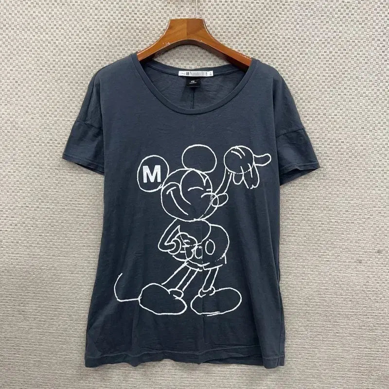 [BUNJANG] Uniqlo Disney Mickey Mouse Short Sleeve T-Shirt (L) / 유니클로 디즈니 미키마우스 반팔티 L D09829