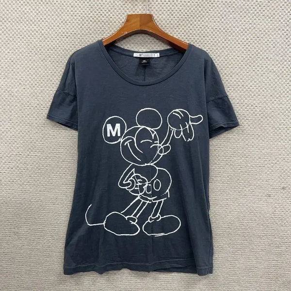 [BUNJANG] Uniqlo Disney Mickey Mouse Short Sleeve T-Shirt (L) / 유니클로 디즈니 미키마우스 반팔티 L D09829