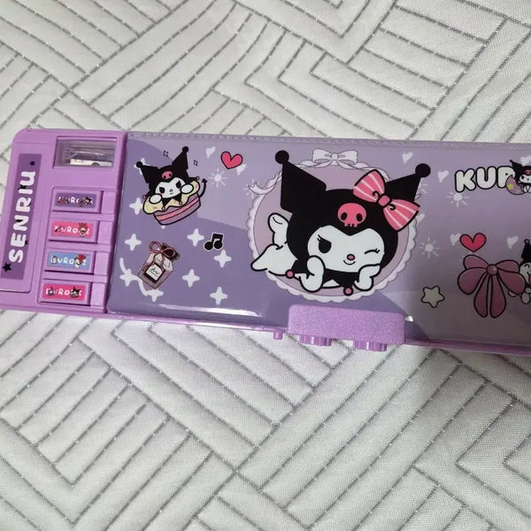 [BUNJANG] Kuromi Pencil Sharpener Pencil Case / 쿠로미 연필깎이 필통