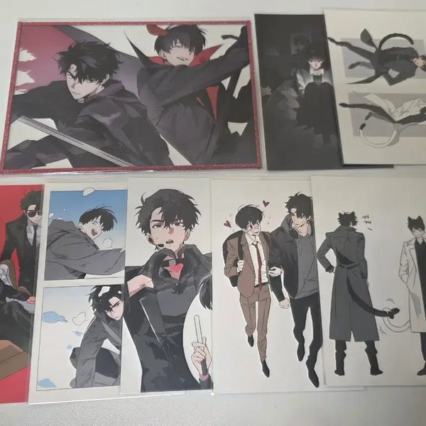 [BUNJANG] Omniscient Reader's Viewpoint Dokja Kim & Junghyuk Yoo Color Card and Postcard Bundle Set / 급전) 전독시 비공굿 색지 엽서 전지적 독자 시점 김독자 유중혁