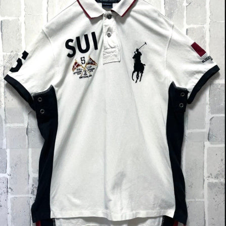 [BUNJANG] Polo Ralph Lauren Chief Keeper Swiss Pique T-Shirt / 폴로 랄프로렌  치프키프 스위스 카라티