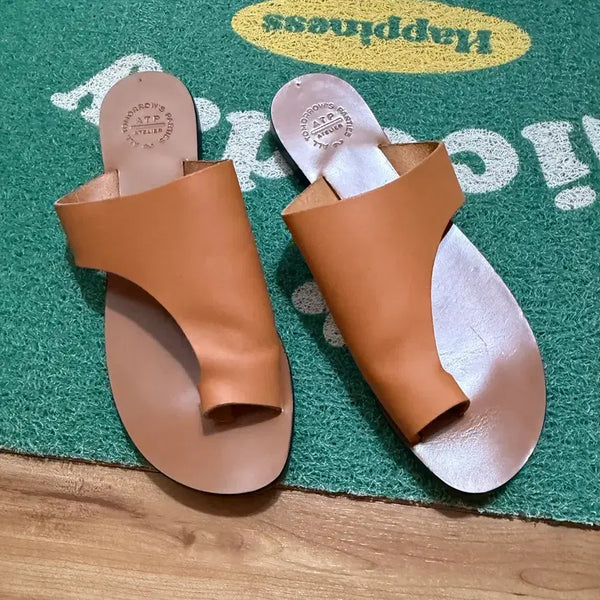[BUNJANG] Rosa Cut-Out Leather Sandals / 로사 컷 아웃 가죽 샌들