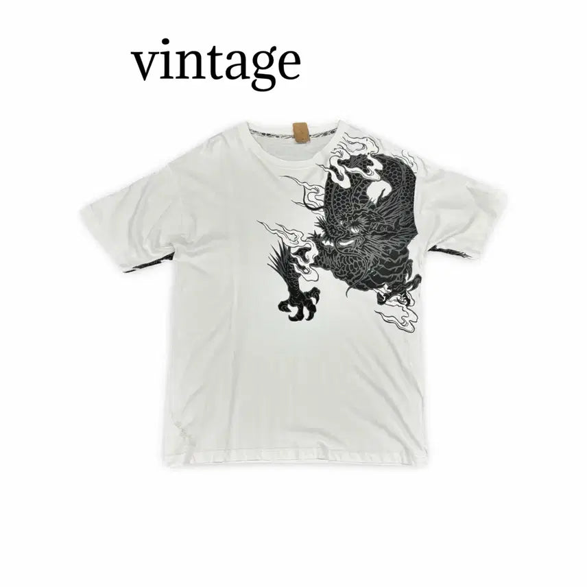 [BUNJANG] Vintage Oriental Short Sleeve Shirt / (100) 빈티지 오리엔탈 반팔
