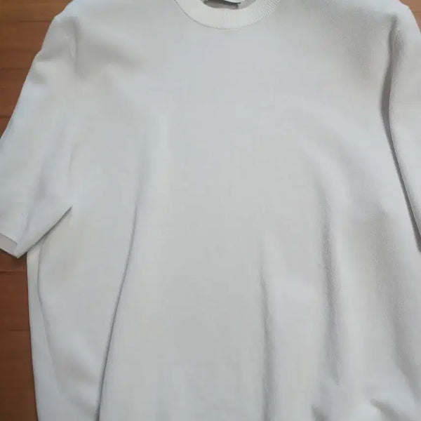 [BUNJANG] COS Basic Short Sleeve Knit White L / COS 기본 반팔 니트 화이트L