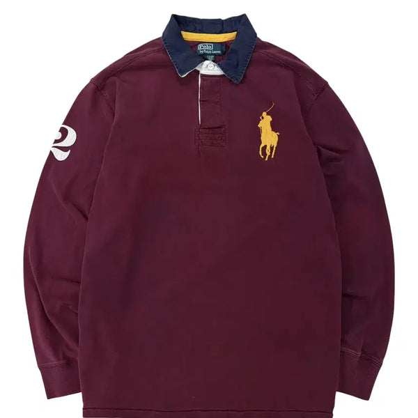 [BUNJANG] Polo Ralph Lauren 00s Big Pony Rugby T-Shirt XXL / 00s 폴로 빅포니 럭비티셔츠